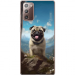 Mobilcover til Samsung Galaxy Note20 med Glad Hund motiv
