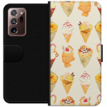 Tegnebogsetui til Samsung Galaxy Note20 Ultra med Glasagtigt motiv