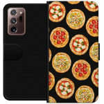 Tegnebogsetui til Samsung Galaxy Note20 Ultra med Pizza motiv