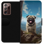 Tegnebogsetui til Samsung Galaxy Note20 Ultra med Glad Hund motiv