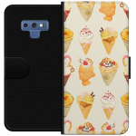Tegnebogsetui til Samsung Galaxy Note9 med Glasagtigt motiv