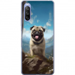 Mobilcover til Sony Xperia 10 III med Glad Hund motiv