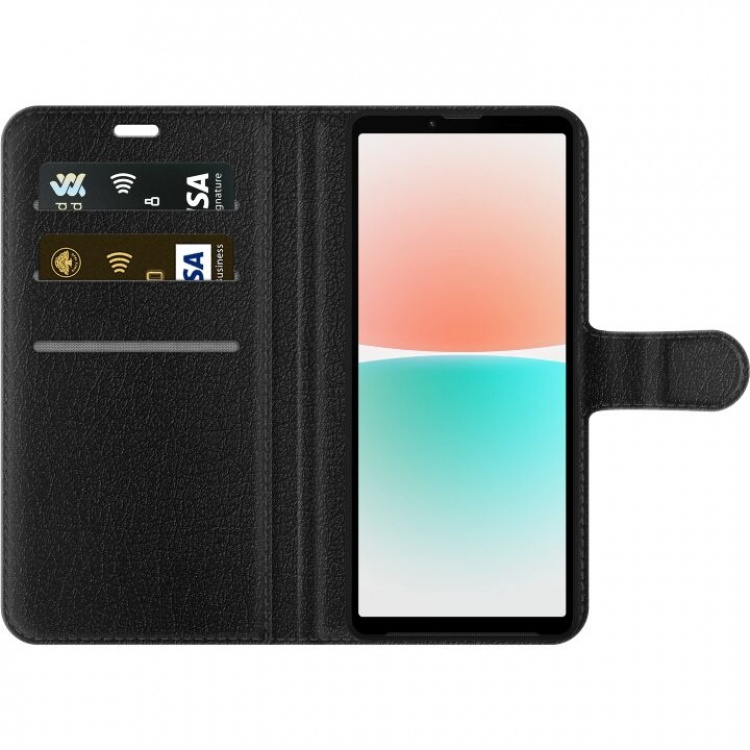 Tegnebogsetui til Sony Xperia 10 IV med Glasagtigt motiv