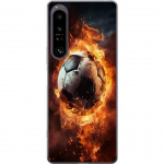 Mobilcover til Sony Xperia 1 IV med Fodbold motiv