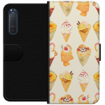 Tegnebogsetui til Sony Xperia 5 II med Glasagtigt motiv