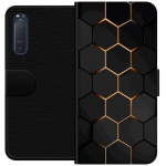 Tegnebogsetui til Sony Xperia 5 II med Luksuriøst Mønster motiv