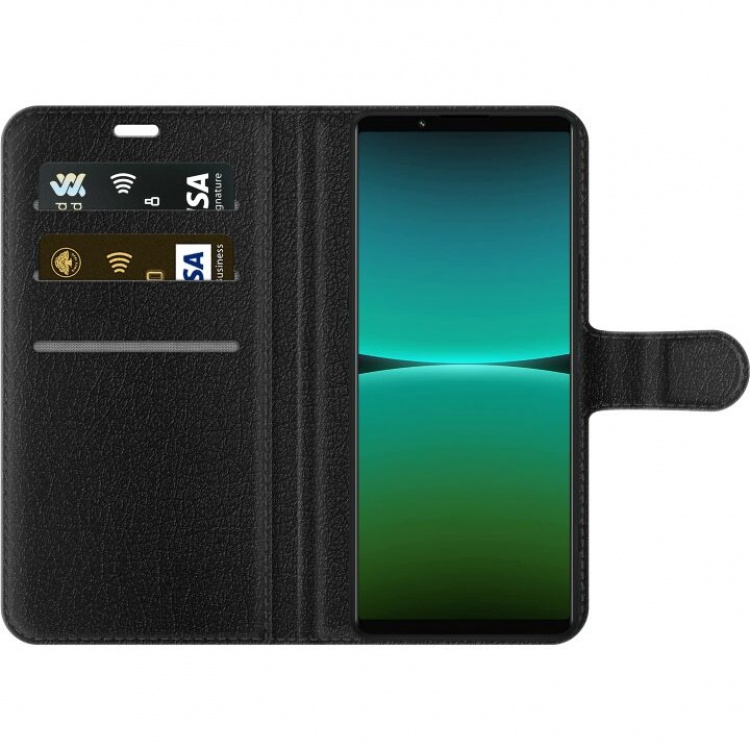 Tegnebogsetui til Sony Xperia 5 IV med Kirsebær motiv