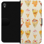 Tegnebogsetui til Sony Xperia Z3 med Glasagtigt motiv