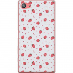 Mobilcover til Sony Xperia Z5 Compact med Jordbær motiv
