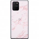 Mobilcover til Samsung Galaxy S10 Lite med Rosa Hjerte motiv