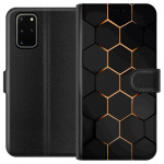 Tegnebogsetui til Samsung Galaxy S20+ med Luksuriøst Mønster motiv