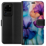 Tegnebogsetui til Samsung Galaxy S20 Ultra med Magiske blomster motiv