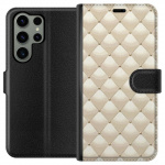 Tegnebogsetui til Samsung Galaxy S23 Ultra med Guldglans motiv