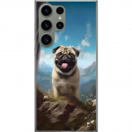 Mobilcover til Samsung Galaxy S23 Ultra med Glad Hund motiv