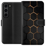 Tegnebogsetui til Samsung Galaxy S24+ med Luksuriøst Mønster motiv