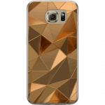 Mobilcover til Samsung Galaxy S6 med 3D Guld motiv