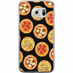Mobilcover til Samsung Galaxy S6 edge med Pizza motiv