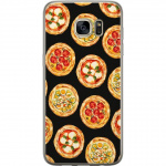Mobilcover til Samsung Galaxy S7 edge med Pizza motiv