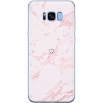 Mobilcover til Samsung Galaxy S8 med Rosa Hjerte motiv