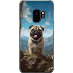 Mobilcover til Samsung Galaxy S9 med Glad Hund motiv