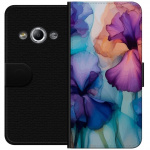 Tegnebogsetui til Samsung Galaxy Xcover 3 med Magiske blomster motiv