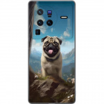 Mobilcover til vivo X80 Pro med Glad Hund motiv