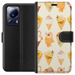 Tegnebogsetui til Xiaomi 13 Lite med Glasagtigt motiv