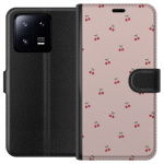 Tegnebogsetui til Xiaomi 13 Pro med Kirsebær motiv