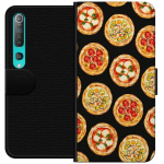 Tegnebogsetui til Xiaomi Mi 10 5G med Pizza motiv