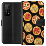 Tegnebogsetui til Xiaomi Mi 10T 5G med Pizza motiv