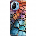 Mobilcover til Xiaomi Mi 11 med Metallict mønster motiv