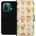 Tegnebogsetui til Xiaomi Mi 11 Pro med Glasagtigt motiv