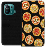 Tegnebogsetui til Xiaomi Mi 11 Pro med Pizza motiv