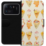 Tegnebogsetui til Xiaomi Mi 11 Ultra med Glasagtigt motiv