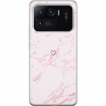Mobilcover til Xiaomi Mi 11 Ultra med Rosa Hjerte motiv