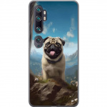 Mobilcover til Xiaomi Mi Note 10 med Glad Hund motiv