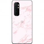 Mobilcover til Xiaomi Mi Note 10 Lite med Rosa Hjerte motiv