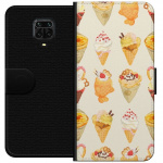 Tegnebogsetui til Xiaomi Redmi Note 9 Pro med Glasagtigt motiv
