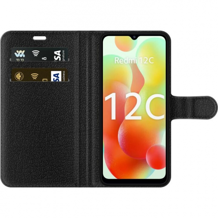 Tegnebogsetui til Xiaomi Redmi 12C med Marmor motiv