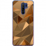 Mobilcover til Xiaomi Redmi 9 med 3D Guld motiv