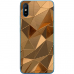 Mobilcover til Xiaomi Redmi 9A med 3D Guld motiv
