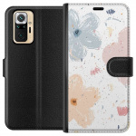Tegnebogsetui til Xiaomi Redmi Note 10 Pro med Blomster motiv