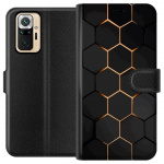 Tegnebogsetui til Xiaomi Redmi Note 10 Pro med Luksuriøst Mønster motiv