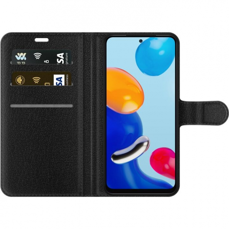 Tegnebogsetui til Xiaomi Redmi Note 11 med Kyllingedrumstick motiv