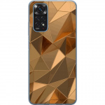 Mobilcover til Xiaomi Redmi Note 11 med 3D Guld motiv