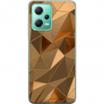 Mobilcover til Xiaomi Redmi Note 12 med 3D Guld motiv