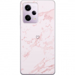 Mobilcover til Xiaomi Redmi Note 12 Pro med Rosa Hjerte motiv