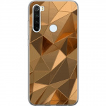 Mobilcover til Xiaomi Redmi Note 8 med 3D Guld motiv