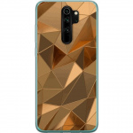 Mobilcover til Xiaomi Redmi Note 8 Pro med 3D Guld motiv