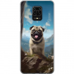 Mobilcover til Xiaomi Redmi Note 9S med Glad Hund motiv